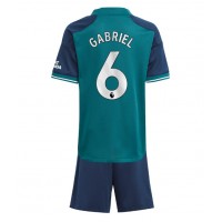 Arsenal Gabriel Magalhaes #6 Replica Third Minikit 2023-24 Short Sleeve (+ pants)